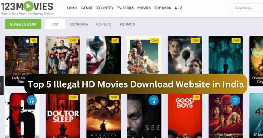 Top 5 Illegal HD Movies Download Website in India